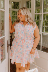 Vacay State Of Mind Eyelet Mini Dress Curves