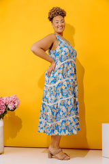 Tucson Sunsets Floral Tiered Maxi Dress Curves