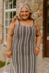 Acapulco Sunsets Knit Maxi Dress Curves