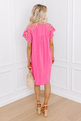 Class Act Linen-Blend Mini Dress