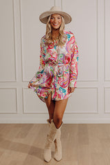 Cityscape Moment Satin Mini Dress