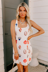 Beach Retreat Linen-Blend Mini Dress