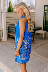 Dreamy Views Pleated Mini Dress