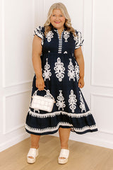 Catching Feelings Midi Dress Curves