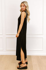 Brunch On The Boardwalk Knit Maxi Dress