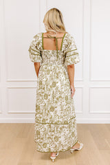 Cottage Bloom Floral Maxi Dress