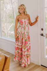 Date Night In Venice Floral Maxi Dress