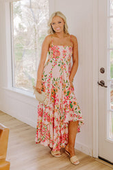 Date Night In Venice Floral Maxi Dress