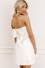 Downtown Chic Mini Dress in White