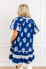 Lei And Mai Tais Floral Mini Dress