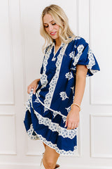Lei And Mai Tais Floral Mini Dress