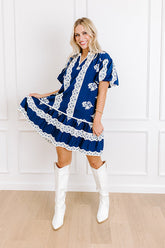Lei And Mai Tais Floral Mini Dress