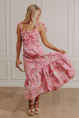 Sunny Blooms Floral Midi Dress