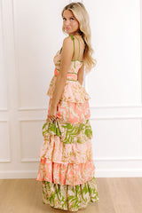 Tropical Daydream Tiered Maxi Dress