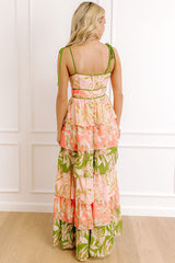 Tropical Daydream Tiered Maxi Dress