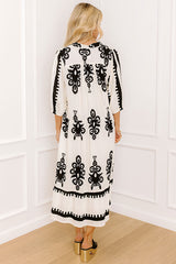 Playa Del Perfection Midi Dress in Cream