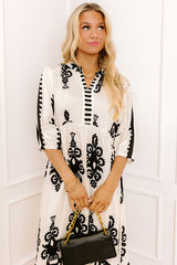 Playa Del Perfection Midi Dress in Cream