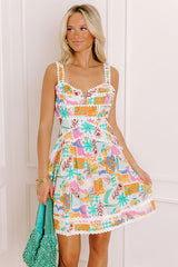 Margarita Sippin Cut Out Mini Dress
