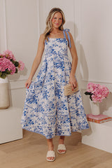 Graceful Smile Floral Maxi Dress