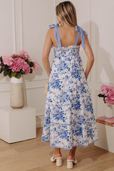 Graceful Smile Floral Maxi Dress