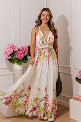 Whimsical Moment Floral Maxi Dress