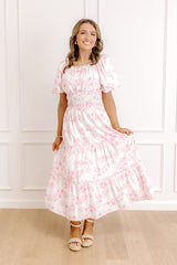 Sweet Pea Floral Midi Dress