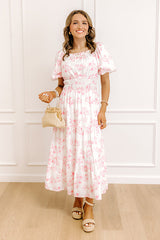 Sweet Pea Floral Midi Dress