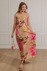 Bungalow Cutie Linen-Blend Maxi Dress