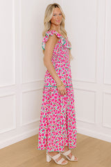Sweet Garden Floral Midi Dress