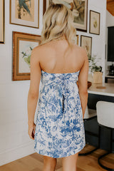 Ready For Date Night Linen-Blend Mini Dress