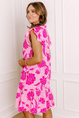 Vineyard Petals Floral Mini Dress