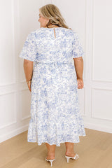 Sail And Petals Midi Dress Curves
