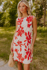 Terrace Blooms Eyelet Mini Dress