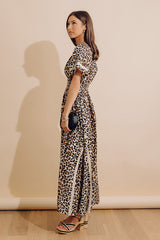 Sassy Statement Leopard Maxi Dress