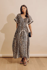 Sassy Statement Leopard Maxi Dress