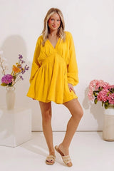 Fun In The Sun Gauze Mini Dress