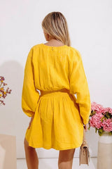 Fun In The Sun Gauze Mini Dress