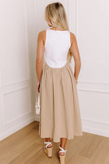 Courtyard Cutie Midi Dress