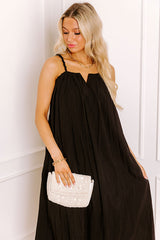 Villa Views Midi Dress in Black