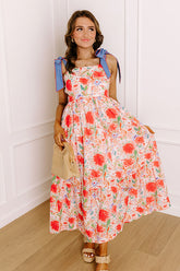 Strolling Through Granada Floral Maxi Dress