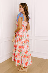 Strolling Through Granada Floral Maxi Dress