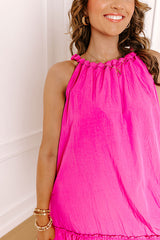 Evenfall Muse Mini Dress in Pink