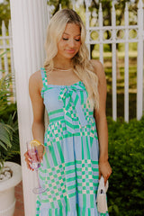 Picnic Chic Smocked Midi Dress