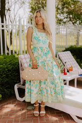 Bloom and Grace Floral Midi Dress