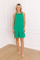 Evenfall Muse Mini Dress in Green