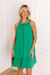 Evenfall Muse Mini Dress in Green