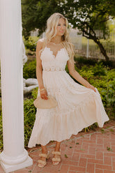 Mesmerizing View Lace Midi Dress