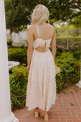 Mesmerizing View Lace Midi Dress