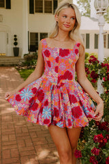 Floral Rhapsody Mini Dress