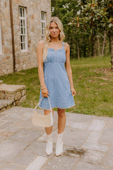 Downtown Diva Denim Mini Dress